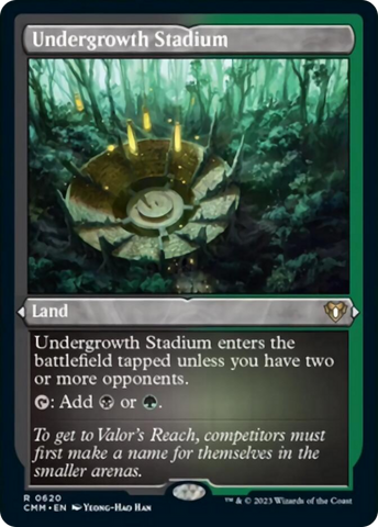 Undergrowth Stadium (Foil Etched) [Commander Masters] - The Mythic Store | 24h Order Processing