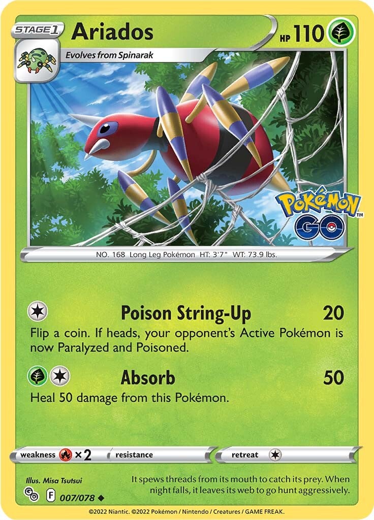 Ariados (007/078) [Pokémon GO] - The Mythic Store | 24h Order Processing