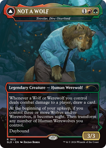 NOT A WOLF - Tovolar, Dire Overlord [Secret Lair Drop Series] - The Mythic Store | 24h Order Processing