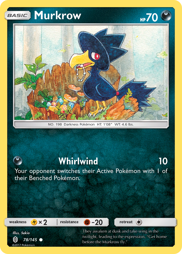 Murkrow (78/145) [Sun & Moon: Guardians Rising] - The Mythic Store | 24h Order Processing