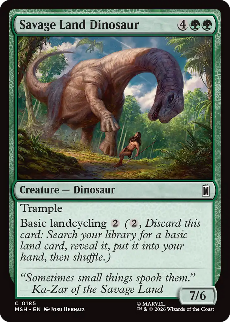 Savage Land Dinosaur [Marvel Super Heroes] - The Mythic Store | 24h Order Processing