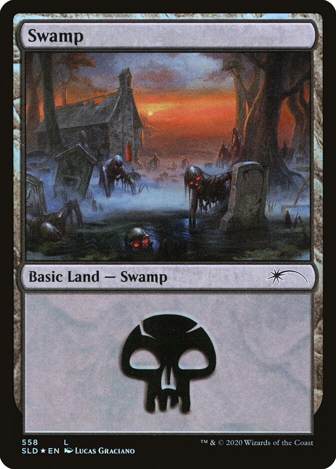 Swamp (Reanimated) (558) [Secret Lair Drop Promos] - The Mythic Store | 24h Order Processing