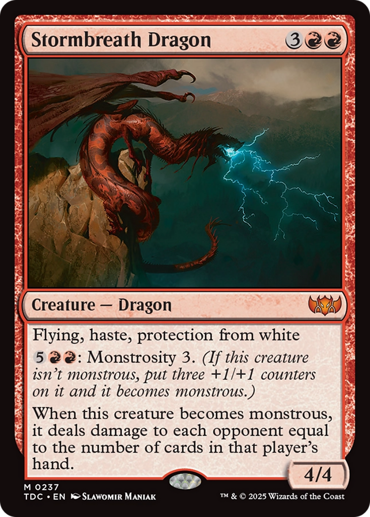 Stormbreath Dragon [Tarkir: Dragonstorm Commander] - The Mythic Store | 24h Order Processing