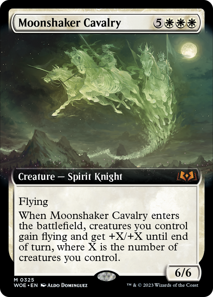 Moonshaker Cavalry (Extended Art) [Wilds of Eldraine] - The Mythic Store | 24h Order Processing