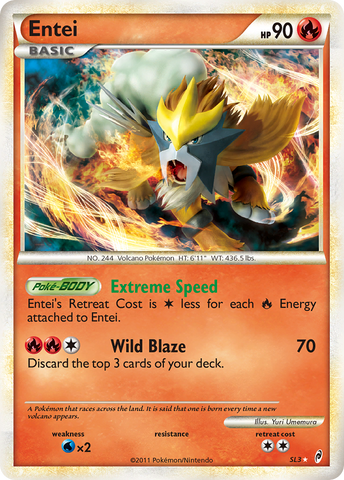 Entei (SL3) [HeartGold & SoulSilver: Call of Legends] - The Mythic Store | 24h Order Processing