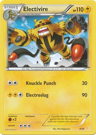 Electivire (4/30) [XY: Trainer Kit 3 - Pikachu Libre] - The Mythic Store | 24h Order Processing