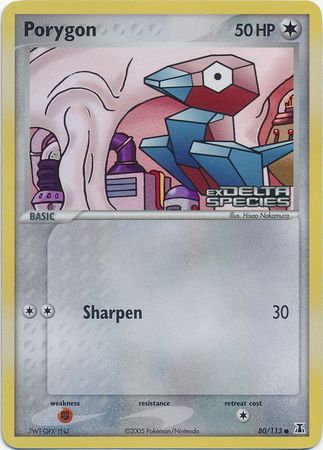 Porygon (80/113) (Stamped) [EX: Delta Species] - The Mythic Store | 24h Order Processing