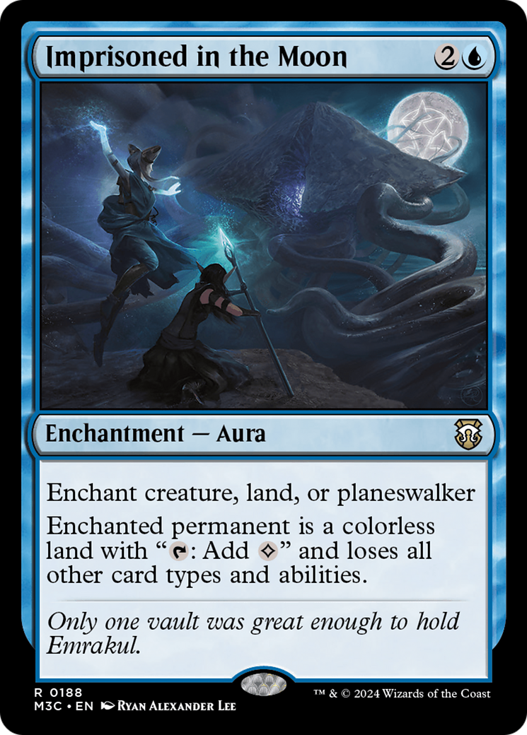 Imprisoned in the Moon (Ripple Foil) [Modern Horizons 3 Commander] - The Mythic Store | 24h Order Processing