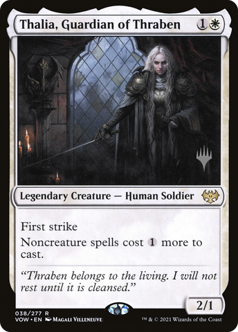 Thalia, Guardian of Thraben (Promo Pack) [Innistrad: Crimson Vow Promos] - The Mythic Store | 24h Order Processing