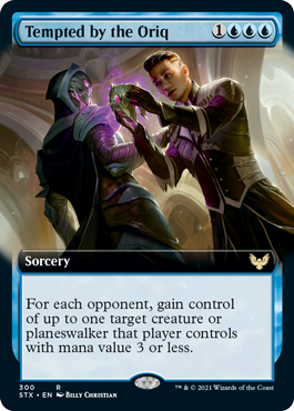 Tempted by the Oriq (Extended Art) [Strixhaven: School of Mages] - The Mythic Store | 24h Order Processing