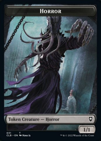 Horror // Eldrazi Horror Double-Sided Token [Commander Legends: Battle for Baldur's Gate Tokens] - The Mythic Store | 24h Order Processing