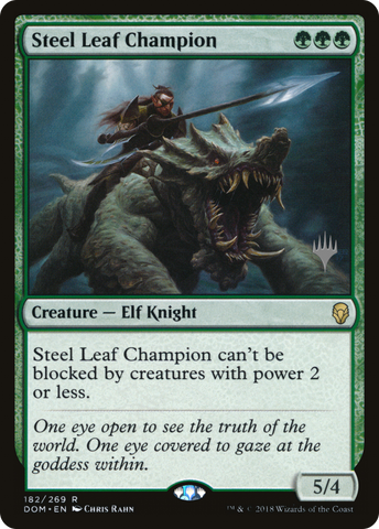 Steel Leaf Champion (Promo Pack) [Dominaria Promos] - The Mythic Store | 24h Order Processing