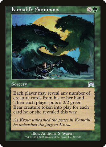 Kamahl's Summons [Onslaught] - The Mythic Store | 24h Order Processing