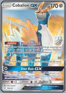 Cobalion GX (106/181) (Perfection - Henry Brand) [World Championships 2019] - The Mythic Store | 24h Order Processing