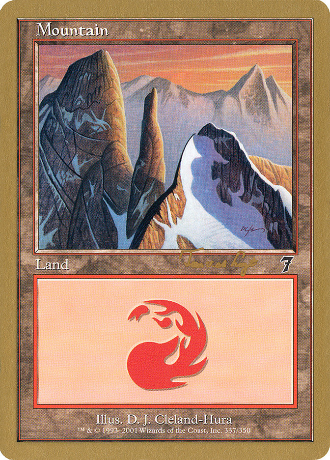 Mountain (337) (Tom van de Logt) [World Championship Decks 2001] - The Mythic Store | 24h Order Processing