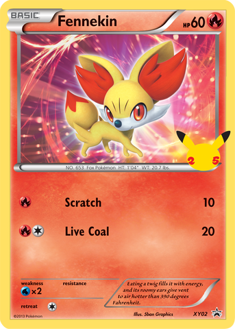 Fennekin (XY02) (Jumbo Card) [First Partner Pack] - The Mythic Store | 24h Order Processing