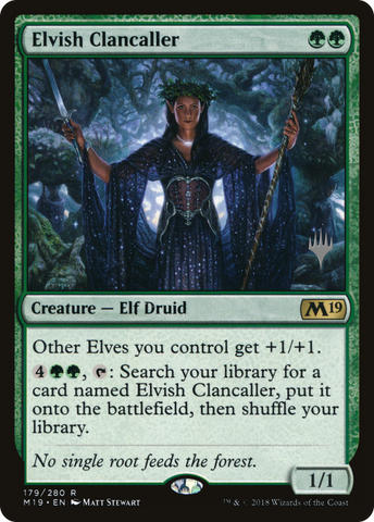 Elvish Clancaller (Promo Pack) [Core Set 2019 Promos] - The Mythic Store | 24h Order Processing