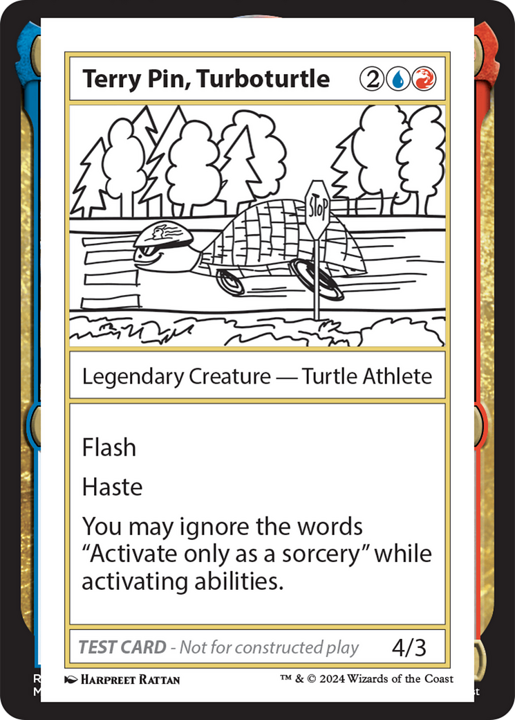 Terry Pin, Turboturtle [Mystery Booster 2 Playtest Cards] - The Mythic Store | 24h Order Processing