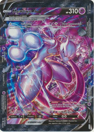 Mewtwo V-Union (Jumbo Card) [Sword & Shield: Black Star Promos] - The Mythic Store | 24h Order Processing