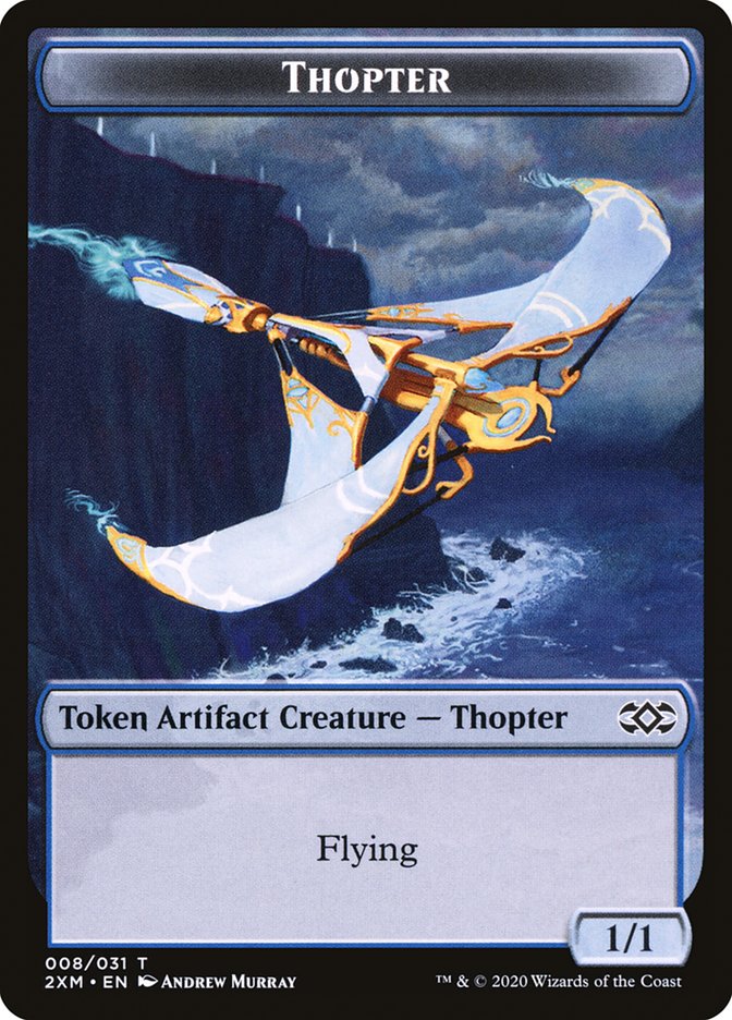 Myr (024) // Thopter (008) Double-Sided Token [Double Masters Tokens] - The Mythic Store | 24h Order Processing