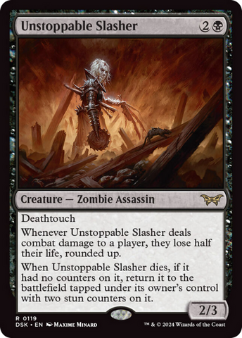 Unstoppable Slasher (0119) [Duskmourn: House of Horror] - The Mythic Store | 24h Order Processing