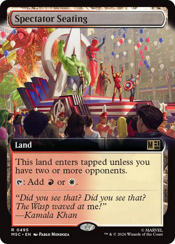 Spectator Seating (Extended Art) [Marvel Super Heroes Commander] - The Mythic Store | 24h Order Processing