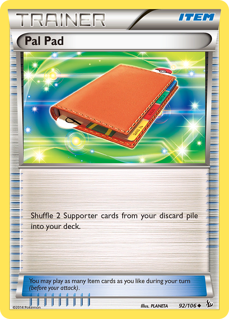 Pal Pad (92/106) [XY: Flashfire] - The Mythic Store | 24h Order Processing