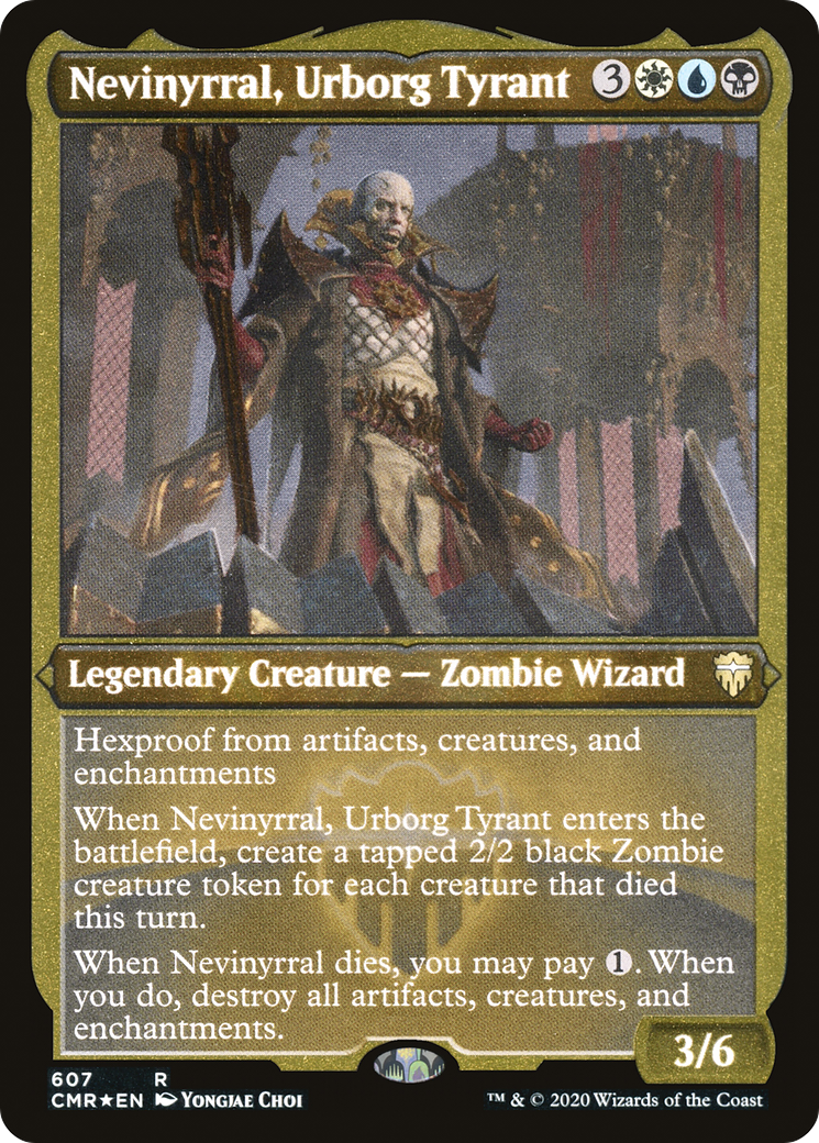 Nevinyrral, Urborg Tyrant (Etched) [Commander Legends] - The Mythic Store | 24h Order Processing