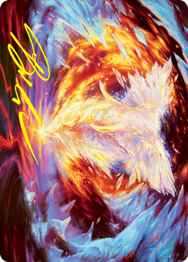 Magma Opus Art Card (Gold-Stamped Signature) [Strixhaven: School of Mages Art Series] - The Mythic Store | 24h Order Processing