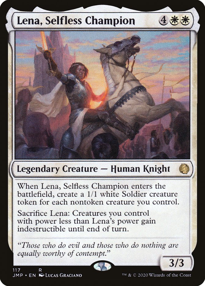 Lena, Selfless Champion [Jumpstart] - The Mythic Store | 24h Order Processing