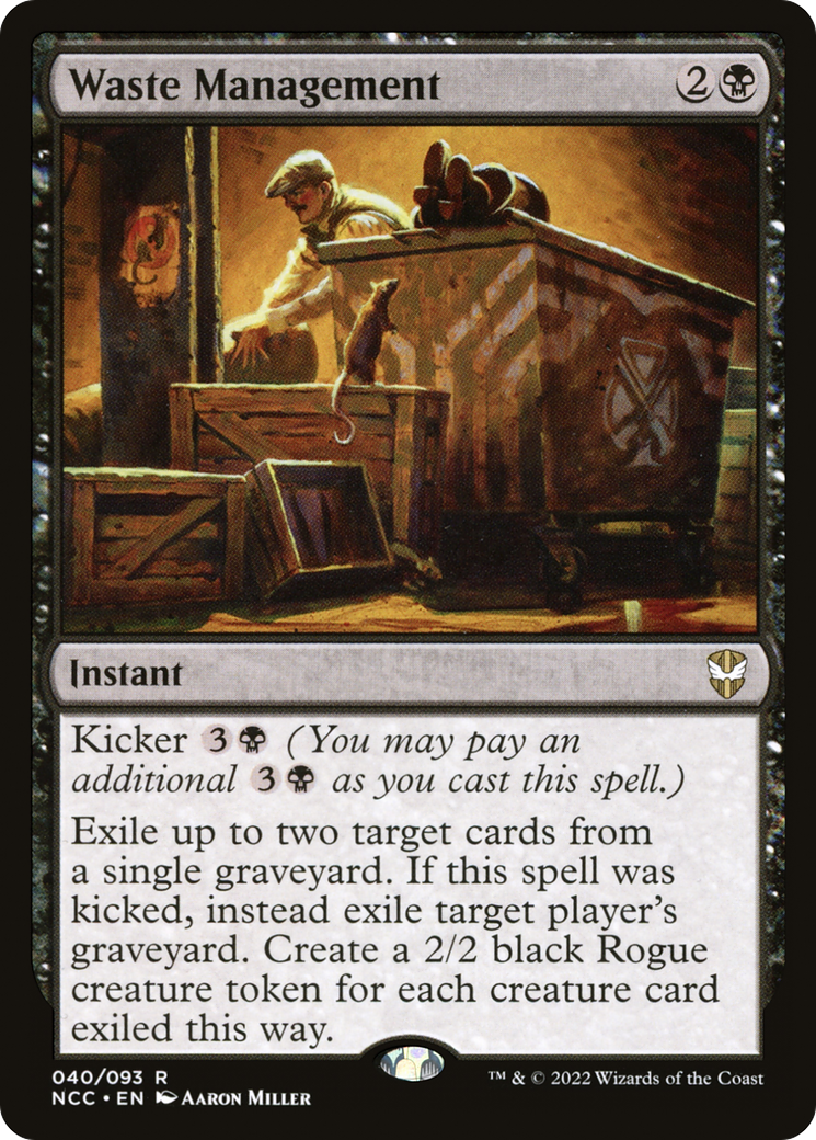 Waste Management [Streets of New Capenna Commander] - The Mythic Store | 24h Order Processing