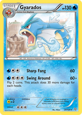 Gyarados (24/124) (Cosmos Holo) (Blister Exclusive) [Black & White: Dragons Exalted] - The Mythic Store | 24h Order Processing