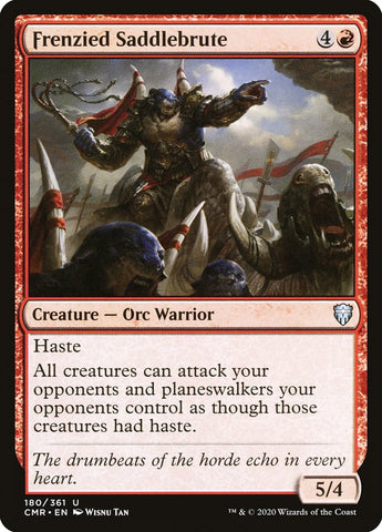 Frenzied Saddlebrute [Commander Legends] - The Mythic Store | 24h Order Processing
