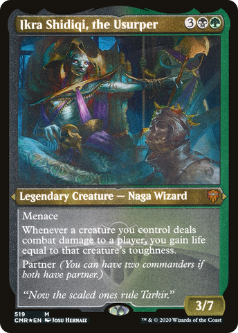 Ikra Shidiqi, the Usurper (Etched) [Commander Legends] - The Mythic Store | 24h Order Processing