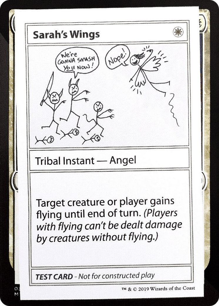 Sarah's Wings (2021 Edition) [Mystery Booster Playtest Cards] - The Mythic Store | 24h Order Processing