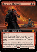 Generous Plunderer (Extended Art) [Outlaws of Thunder Junction: The Big Score] - The Mythic Store | 24h Order Processing