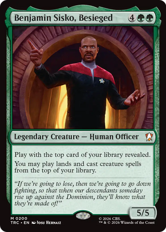 Benjamin Sisko, Besieged [Star Trek Commander] - The Mythic Store | 24h Order Processing