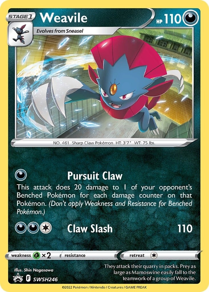 Weavile (SWSH246) [Sword & Shield: Black Star Promos] - The Mythic Store | 24h Order Processing