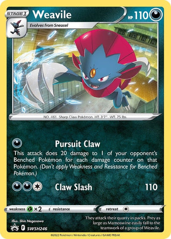 Weavile (SWSH246) [Sword & Shield: Black Star Promos] - The Mythic Store | 24h Order Processing