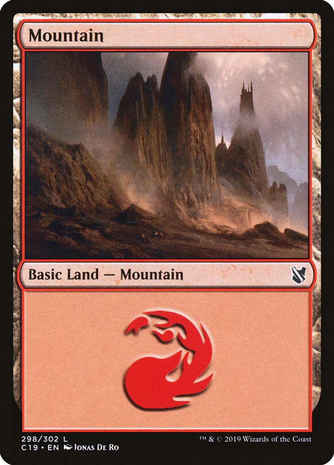 Mountain (298) [Commander 2019] - The Mythic Store | 24h Order Processing