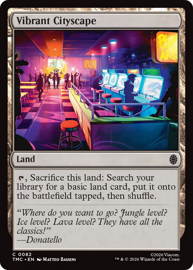 Vibrant Cityscape [Teenage Mutant Ninja Turtles Commander] - The Mythic Store | 24h Order Processing