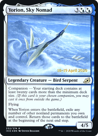 Yorion, Sky Nomad [Ikoria: Lair of Behemoths Prerelease Promos] - The Mythic Store | 24h Order Processing