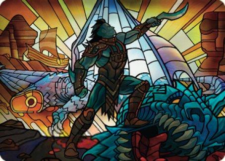 Astor, Bearer of Blades Art Card [Dominaria United Art Series] - The Mythic Store | 24h Order Processing