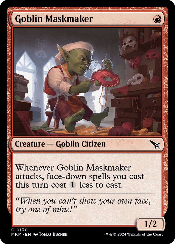 Goblin Maskmaker [Murders at Karlov Manor] - The Mythic Store | 24h Order Processing