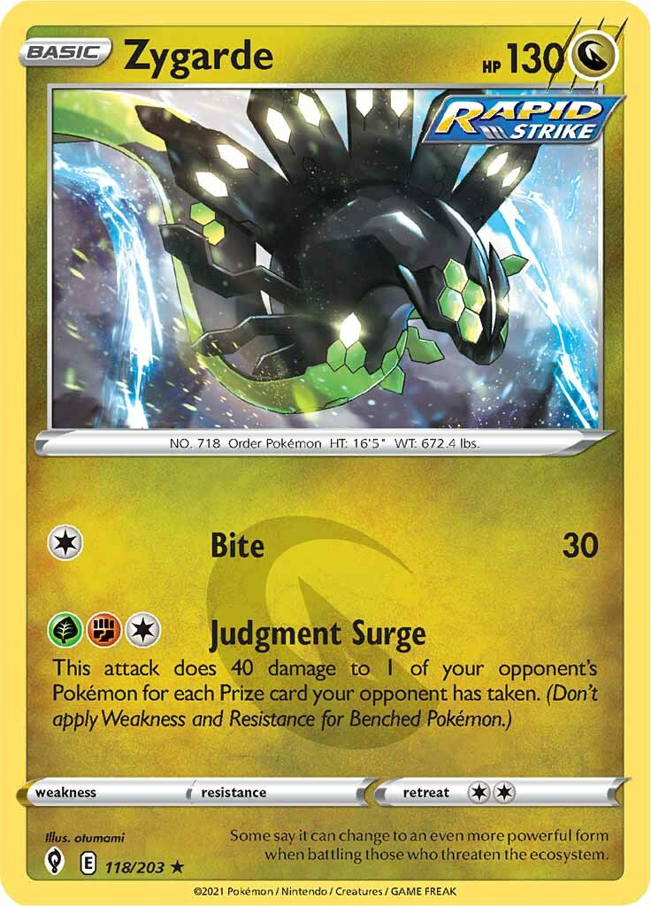 Zygarde (118/203) [Sword & Shield: Evolving Skies] - The Mythic Store | 24h Order Processing