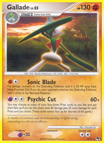 Gallade (2/17) [POP Series 7] - The Mythic Store | 24h Order Processing