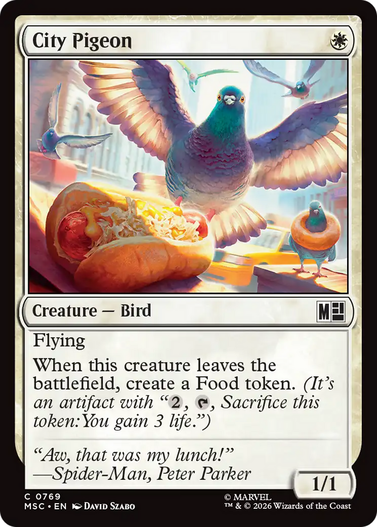 City Pigeon [Marvel Super Heroes Commander] - The Mythic Store | 24h Order Processing