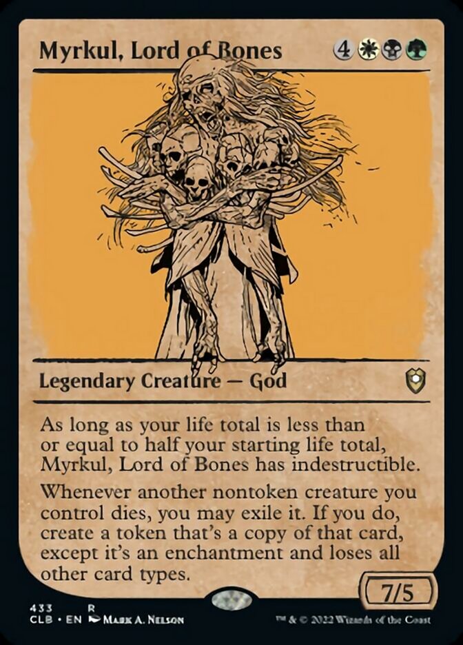 Myrkul, Lord of Bones (Showcase) [Commander Legends: Battle for Baldur's Gate] - The Mythic Store | 24h Order Processing