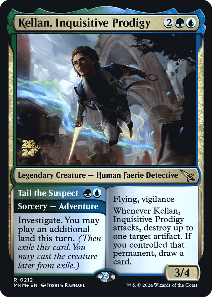 Kellan, Inquisitive Prodigy [Murders at Karlov Manor Prerelease Promos] - The Mythic Store | 24h Order Processing