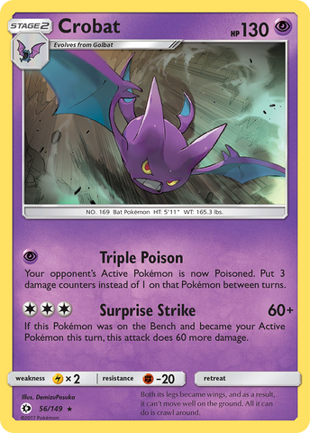 Crobat (56/149) [Sun & Moon: Base Set] - The Mythic Store | 24h Order Processing